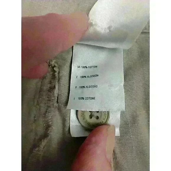 The North Face Roll Up Capri Pants Womens 4 Beige Ripstop - Picture 8 of 10